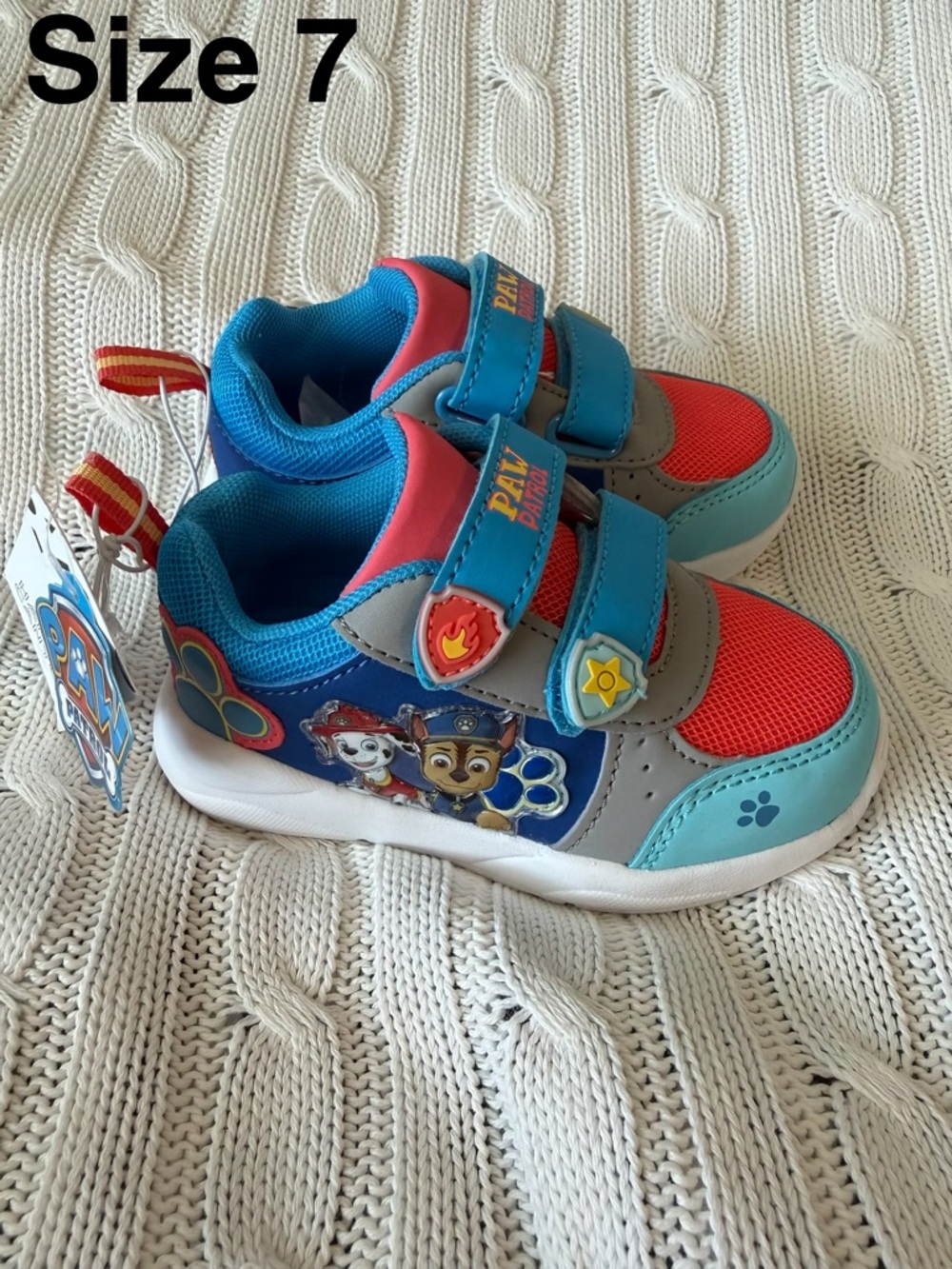 Harper Canyon Paw Patrol Shoes Size 7 Sneakers Toddler Boys Marshall Chase Pups